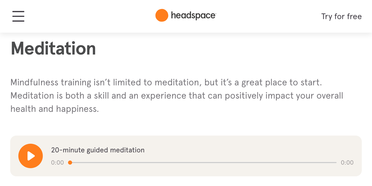 Headspace Illustration